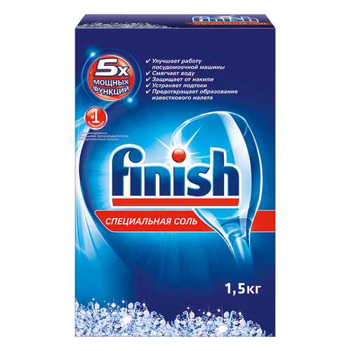 Соль для посудомоечной машины Finish 1.5 кг в Четыре глаза