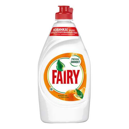 Средство для мытья посуды Fairy апельсин и лимонник 450 мл в Четыре глаза