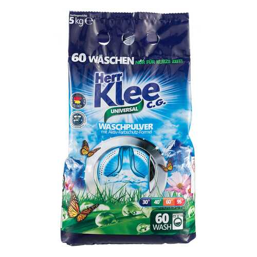 Стиральный порошок Herr Klee universal 60 стирок 5 кг в Четыре глаза