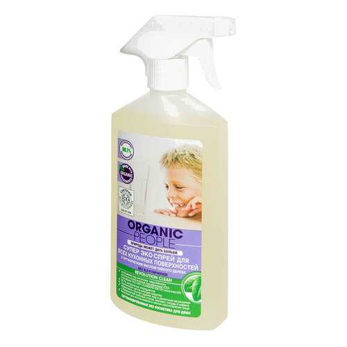 Эко спрей Organic People для всех кухонных поверхностей 500 мл в Четыре глаза