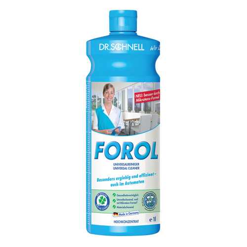 Средство Dr.schnell forol чистящее универсальное щелочное для водостойких поверхностей 1 л в Четыре глаза