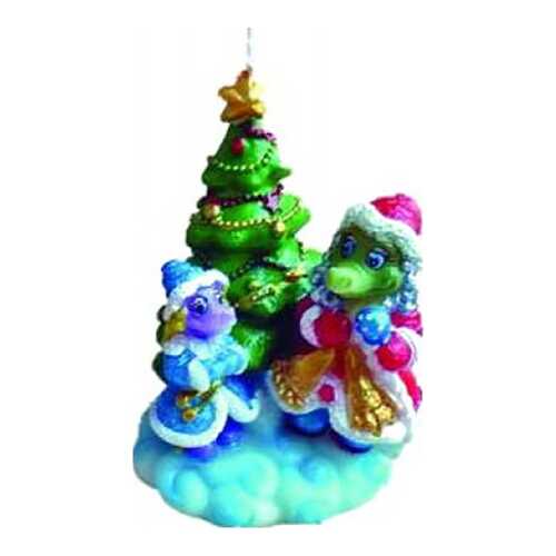 Новогодняя свеча Snowmen Е92168 Зеленый в Четыре глаза