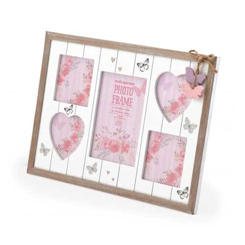Фоторамка Innova PI09985 5 фото 1x 5x7 4x 4x4 Hearts and Butterflies в Четыре глаза