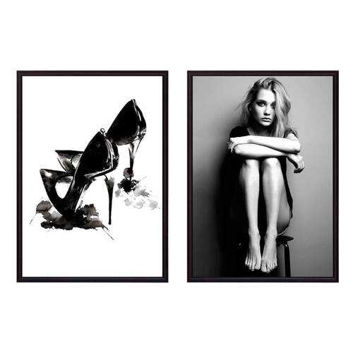 Набор постеров Коллаж Fashion №28 30х50 см в Четыре глаза