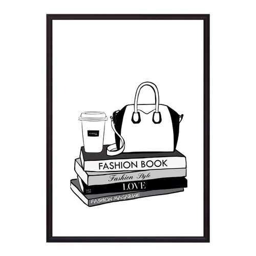 Постер в рамке Fashion book 40х60 см в Четыре глаза