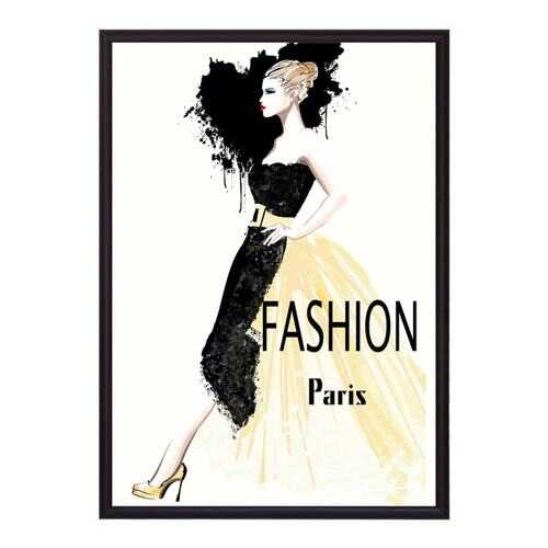 Постер в рамке Fashion Paris 40х60 см в Четыре глаза