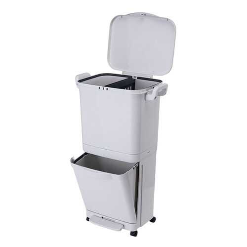 Бак для мусора Xiaomi Nakko Double Layer Sorting Trash Can 45L (White) в Четыре глаза