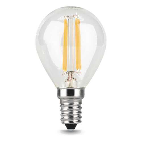 Лампа светодиодная Gauss Filament E14 11W (750lm) 4100K, прозрачная, нитевидная, 105801211 в Четыре глаза