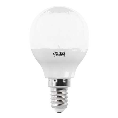 Лампочка Gauss Elementary G45 E14 8W 4100K 53128 в Четыре глаза