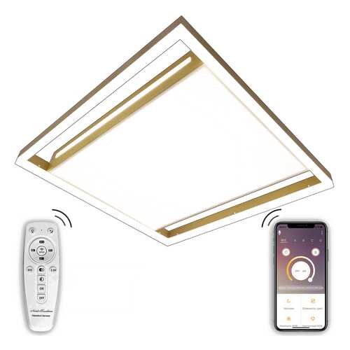 Люстра 120W Natali Kovaltseva, LED LAMPS 81307 Управление с пульта ДУ, смартфона, планшета в Четыре глаза