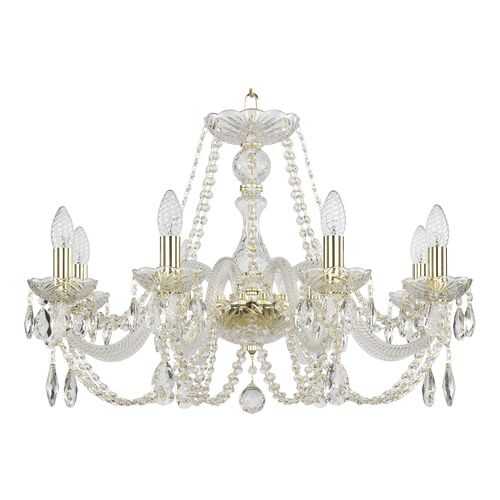 Люстра хрустальная 101/8/240 G Bohemia Ivele Crystal в Четыре глаза