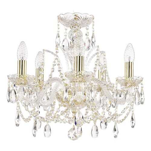 Люстра хрустальная 105/5/141 G Bohemia Ivele Crystal в Четыре глаза