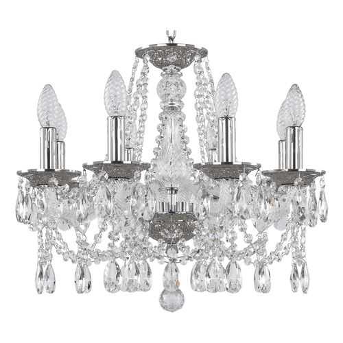 Люстра хрустальная 1607/8/165 Ni Bohemia Ivele Crystal в Четыре глаза