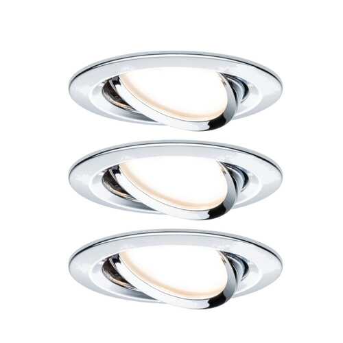 Светильник встраиваемый, комплект Nova 3stepdim 3x6,5W Chrom 93470 в Четыре глаза