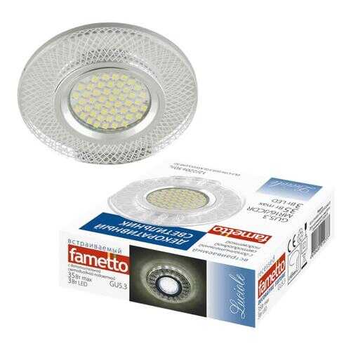 Встраиваемый светильник Fametto Luciole DLS-L154 GU5.3 GLASSY/CLEAR 3D в Четыре глаза