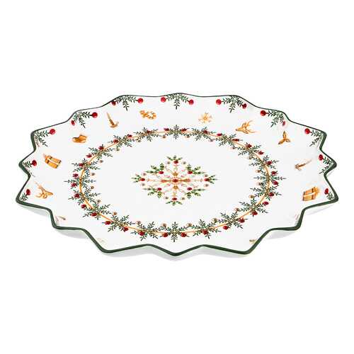 Блюдо Lefard, Christmas Collection, 39,5 см, снежинка в Четыре глаза