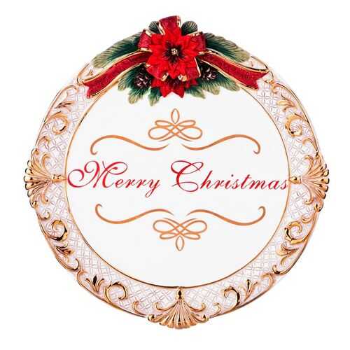 Блюдо сервировочное Lefard, Christma, 36x5 см в Четыре глаза