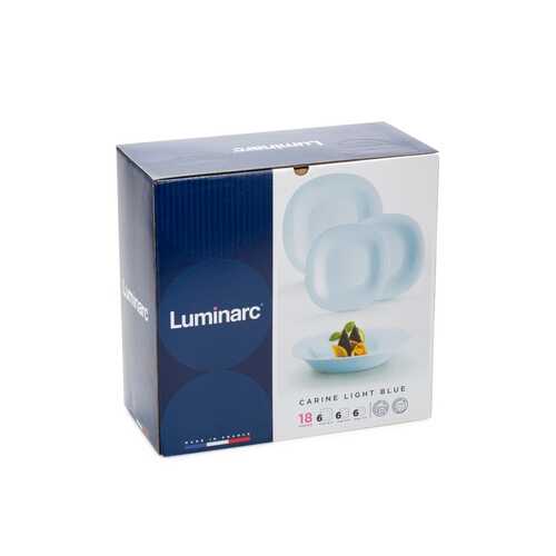 Столовый набор 18 предметов CARINE LIGHT BLUE в Четыре глаза