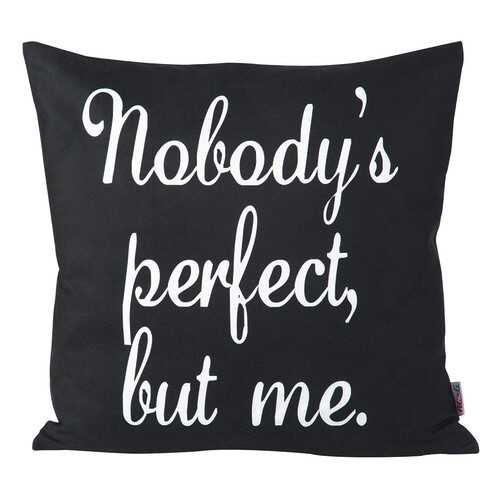 Подушка Hoff Nobody's perfect, but me. 43x43 см в Четыре глаза