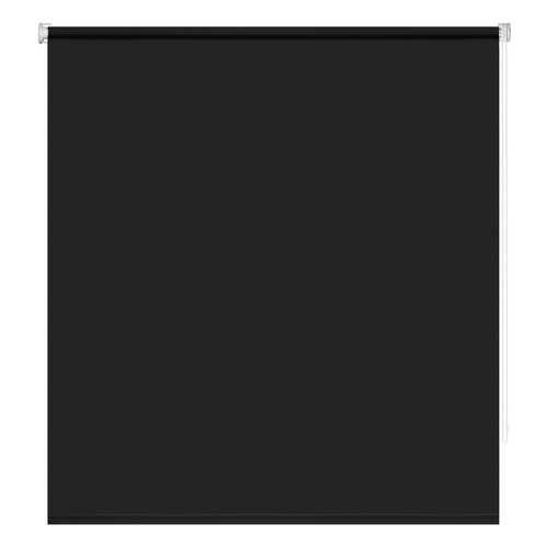 Рулонная штора Decofest Миниролл Плайн Черный графит 120x160 160x120 см в Четыре глаза