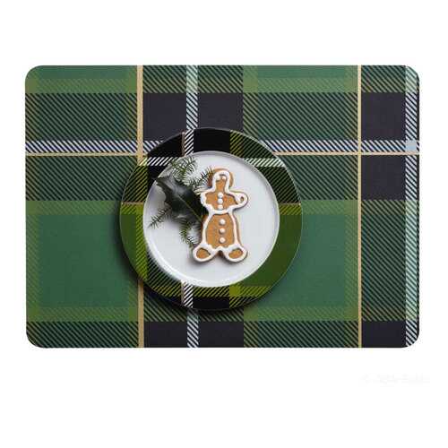 Сервировочная салфетка ASA Selection Tartan 46x33, цвет зеленый в Четыре глаза