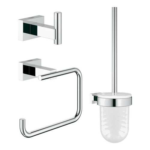 Набор аксессуаров для ванной Grohe Essentials Cube 3 предмета Хром в Четыре глаза